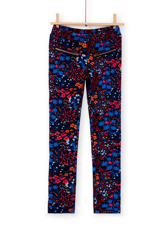 Legging fourré et imprimé fleurie KASAPANT1 / 20W901O2PAN070